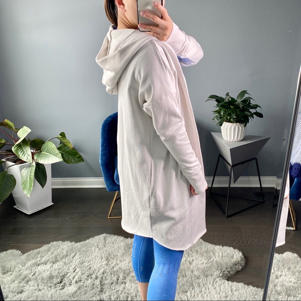 ◾️EXCEL Hoodie Cardigan White - Picture 6 of 8